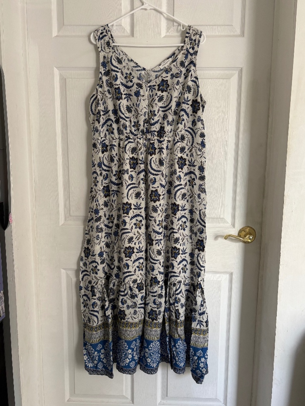 BeachLunchLounge Coastal Floral Printed Maxi Dress